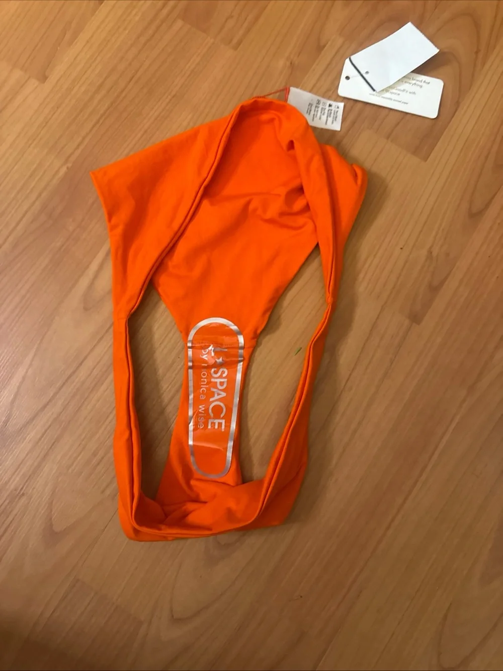 NWT L*SPACE Camacho Bikini Bottom Orange Poppy Extra Large XL
